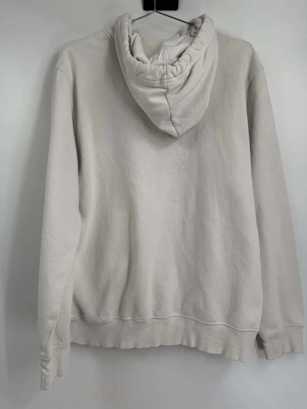 Men’s The North Face Logo Hoodie White, Size Medium
